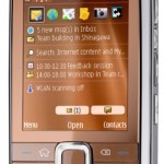 Nokia E75 copper