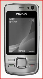 Nokia 6600i Front view Galmarous and curvy Nokia 6600i laucnhed in 2009