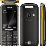 Nokia 3720 Front and Back yellow shade